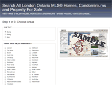 Tablet Screenshot of londoneasyhomesearch.com